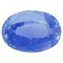 3.06 Carat Oval Cornflower Blue Sapphire – GRS Certified