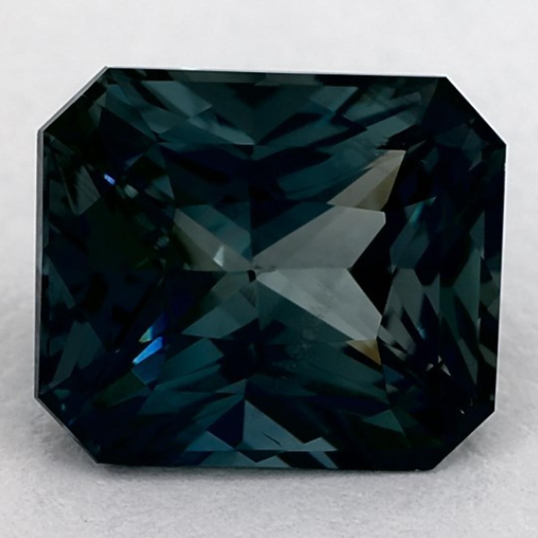 3.06 Ct Zaffiro blu taglio ottagono Gemma sfusa