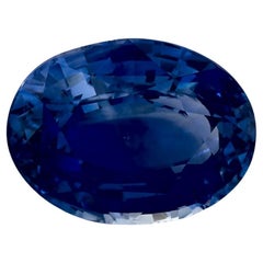 3.06 Ct Blue Sapphire Oval Loose Gemstone