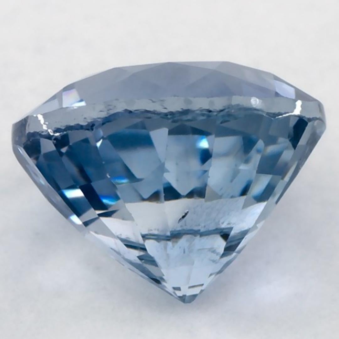 3.06 ct Zafiro Azul Redondo Gema Suelta en Nuevo estado para la venta en Fort Lee, NJ