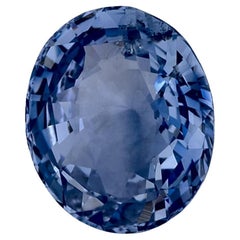 3.06 Cts Blue Sapphire Oval Loose Gemstone