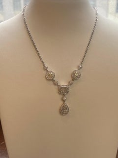 3.06ct Multi Shape Diamond Necklace in 18KT Gold