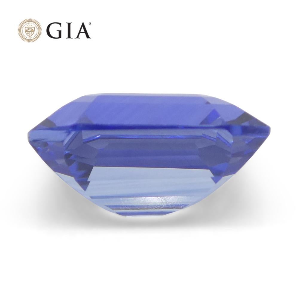 3.06ct Octagonal/Emerald Cut Blue Sapphire GIA Certified Sri Lanka   For Sale 8