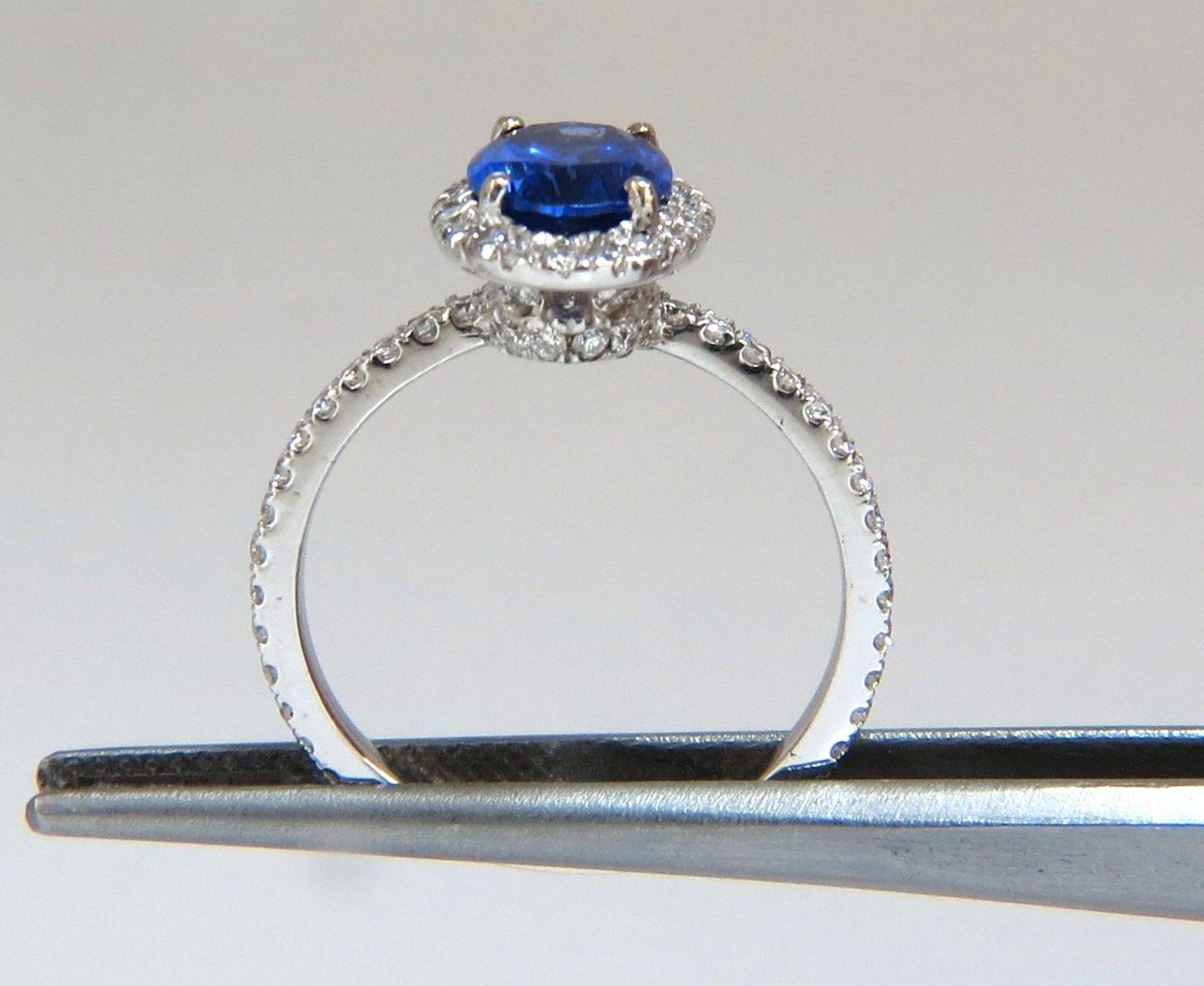 3,07 Karat natürlicher Tansanit Diamantring und Insert Jacke Ring für Damen oder Herren im Angebot