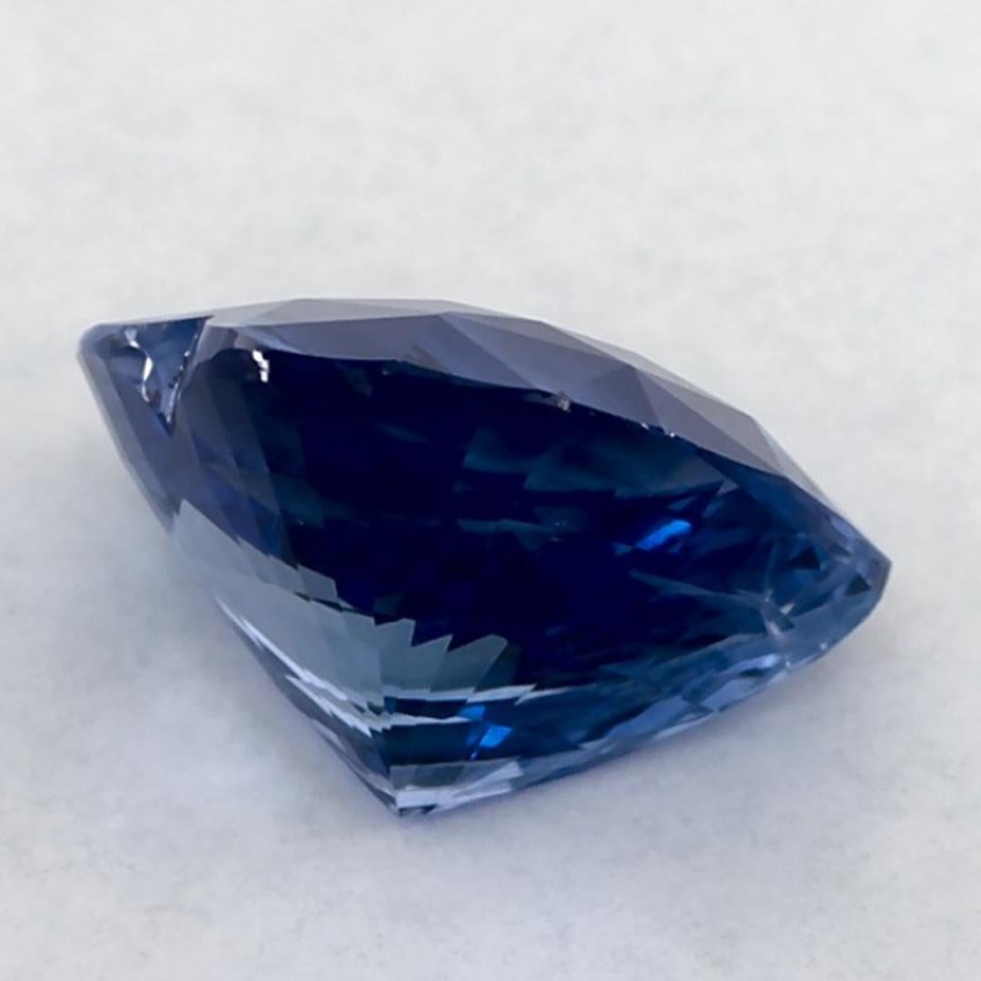3.07 Karat Blauer Saphir Herz Loser Edelstein im Angebot 1