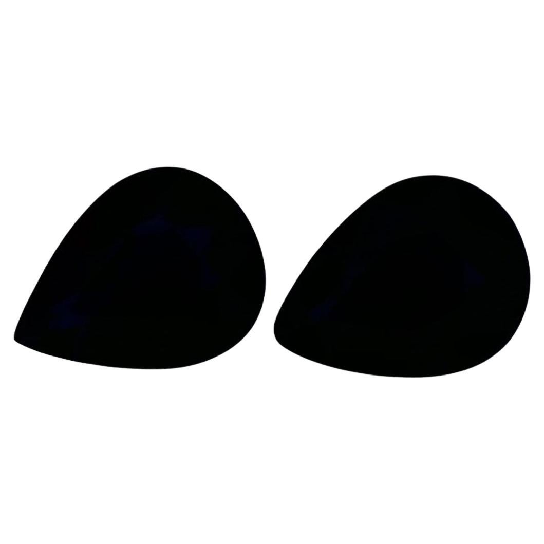 3.07 Ct Blue Sapphire Pear Loose Gemstone For Sale