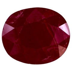 3.07 Ct Ruby Oval Loose Gemstone