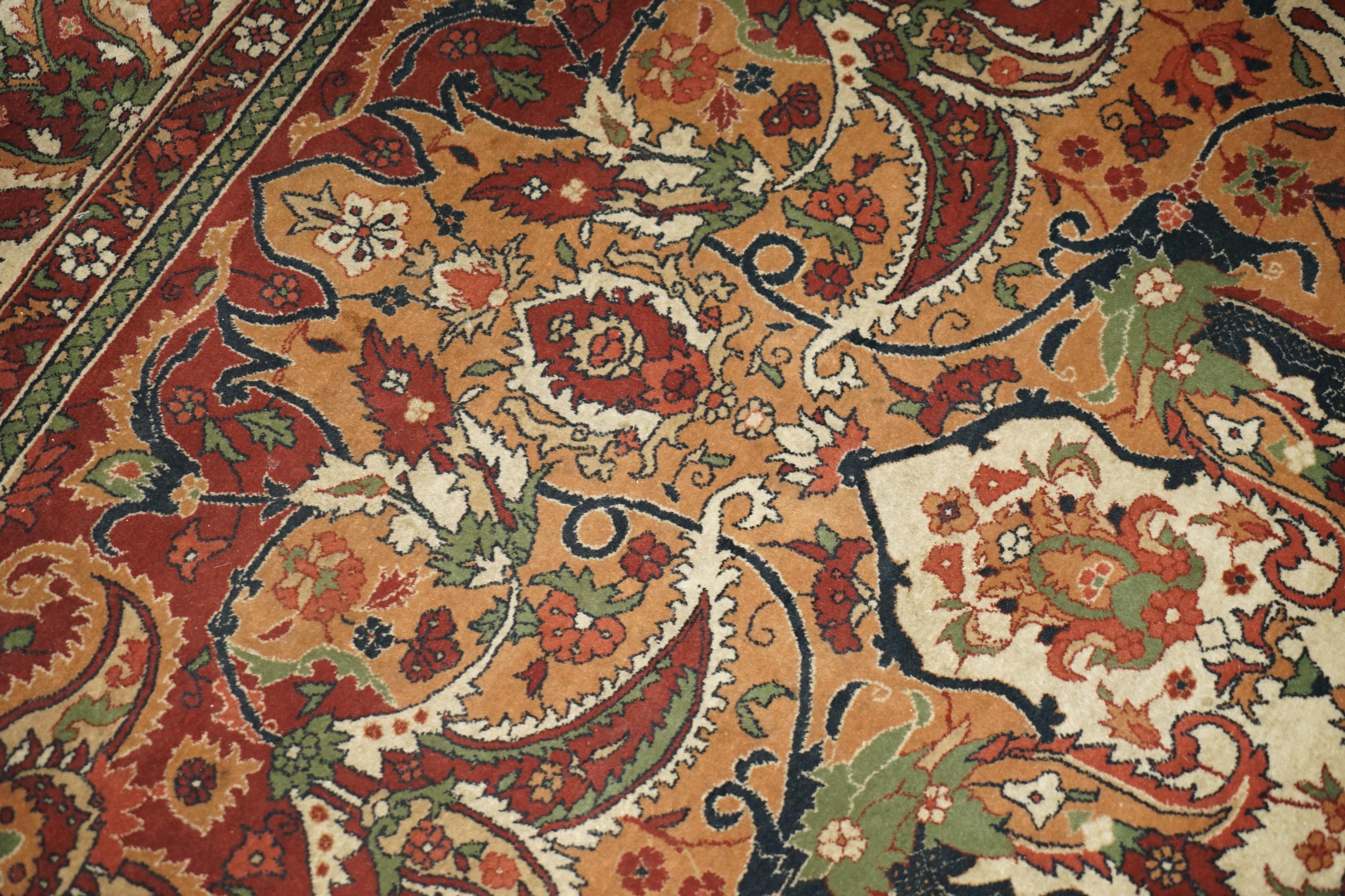 307CM X 181CM LIBERTY'S ViNTAGE SILK ROAD 100% WOOL PILE HAND MADE CHINESE RUG For Sale 3