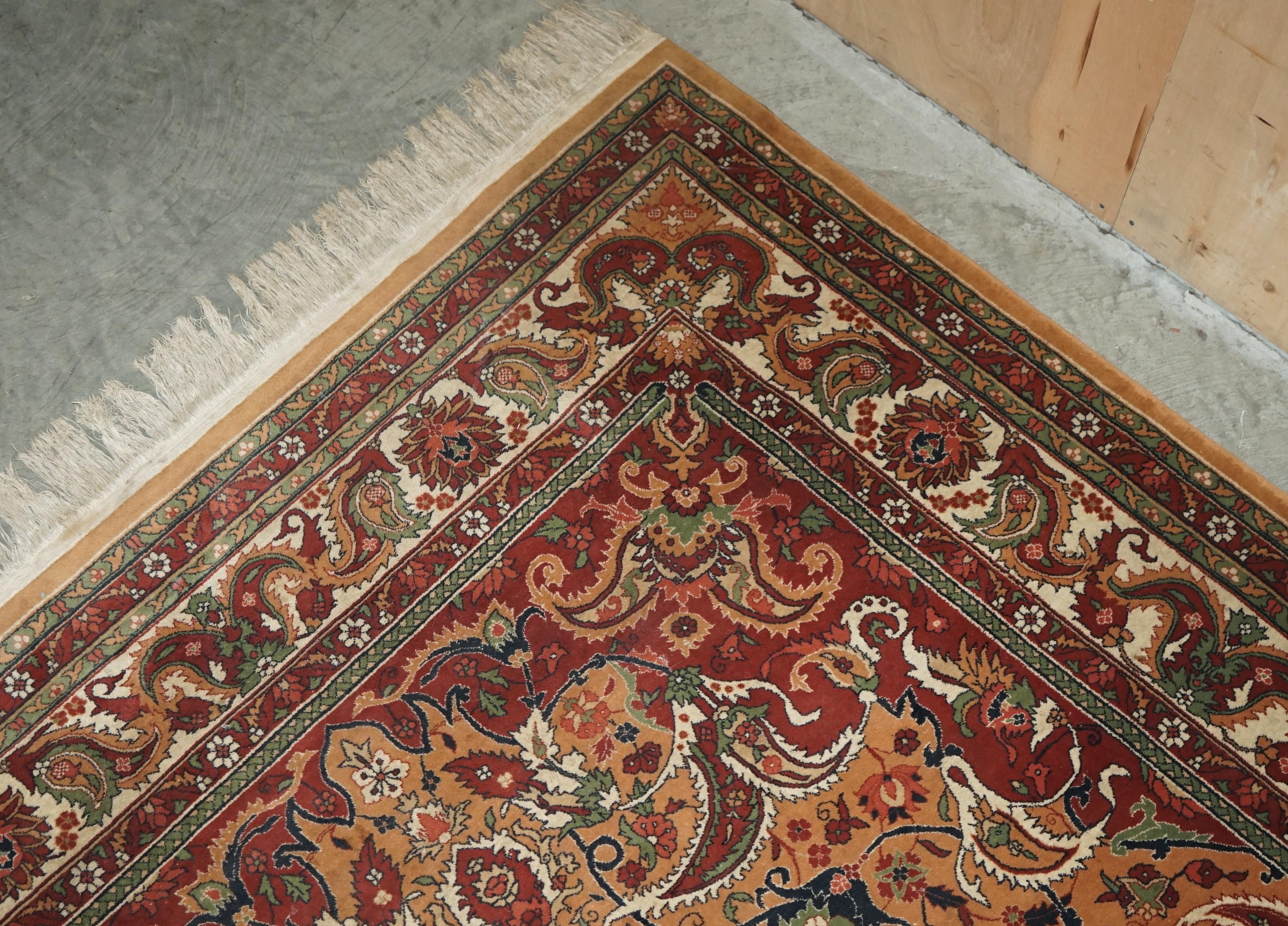Chinese 307CM X 181CM LIBERTY'S ViNTAGE SILK ROAD 100% WOOL PILE HAND MADE CHINESE RUG For Sale