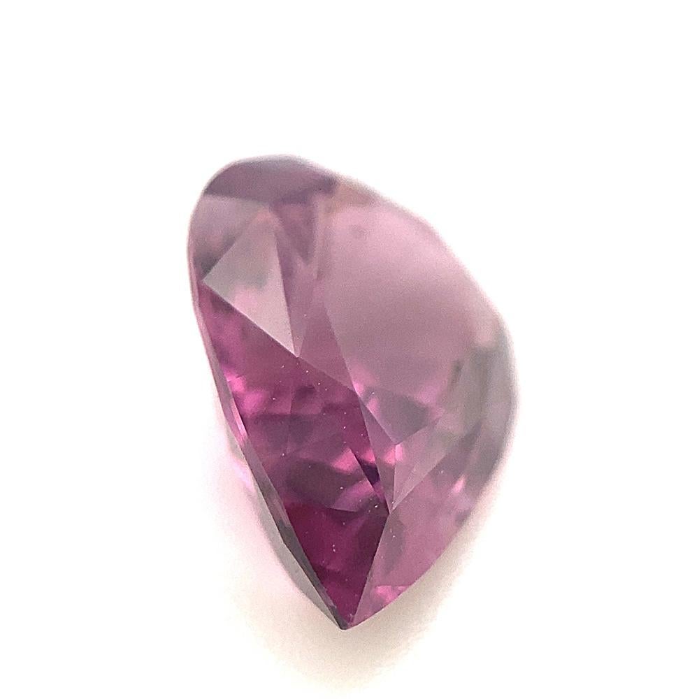 Spinello rosa-violaceo a pera di 3,07ct dallo Sri Lanka non riscaldato in vendita 4