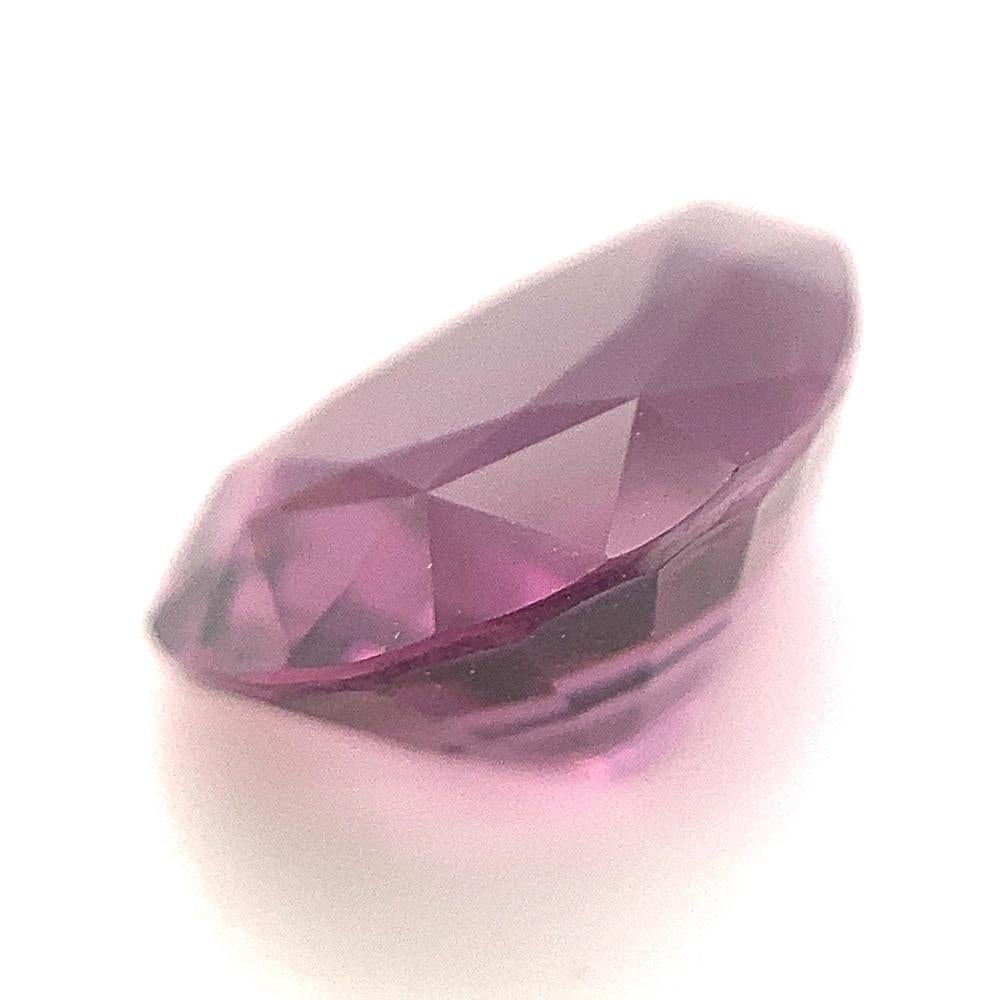 Spinello rosa-violaceo a pera di 3,07ct dallo Sri Lanka non riscaldato In condizioni Nuovo in vendita a Toronto, Ontario