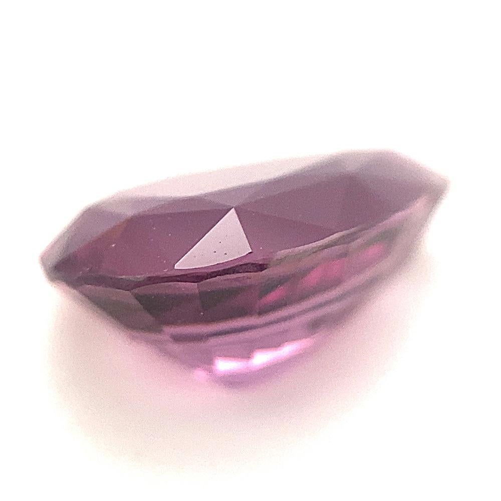 da uomo o donna Spinello rosa-violaceo a pera di 3,07ct dallo Sri Lanka non riscaldato in vendita