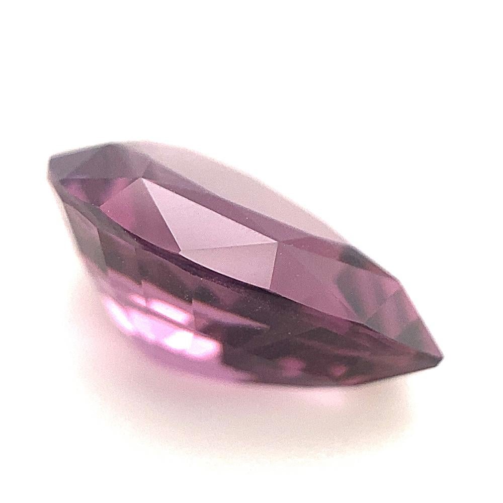 Spinello rosa-violaceo a pera di 3,07ct dallo Sri Lanka non riscaldato in vendita 2