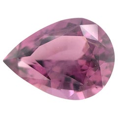 3.07ct Pear Pink-Purple Spinel from Sri Lanka Unheated