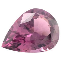 3.07ct Pear Pink-Purple Spinel from Sri Lanka Unheated