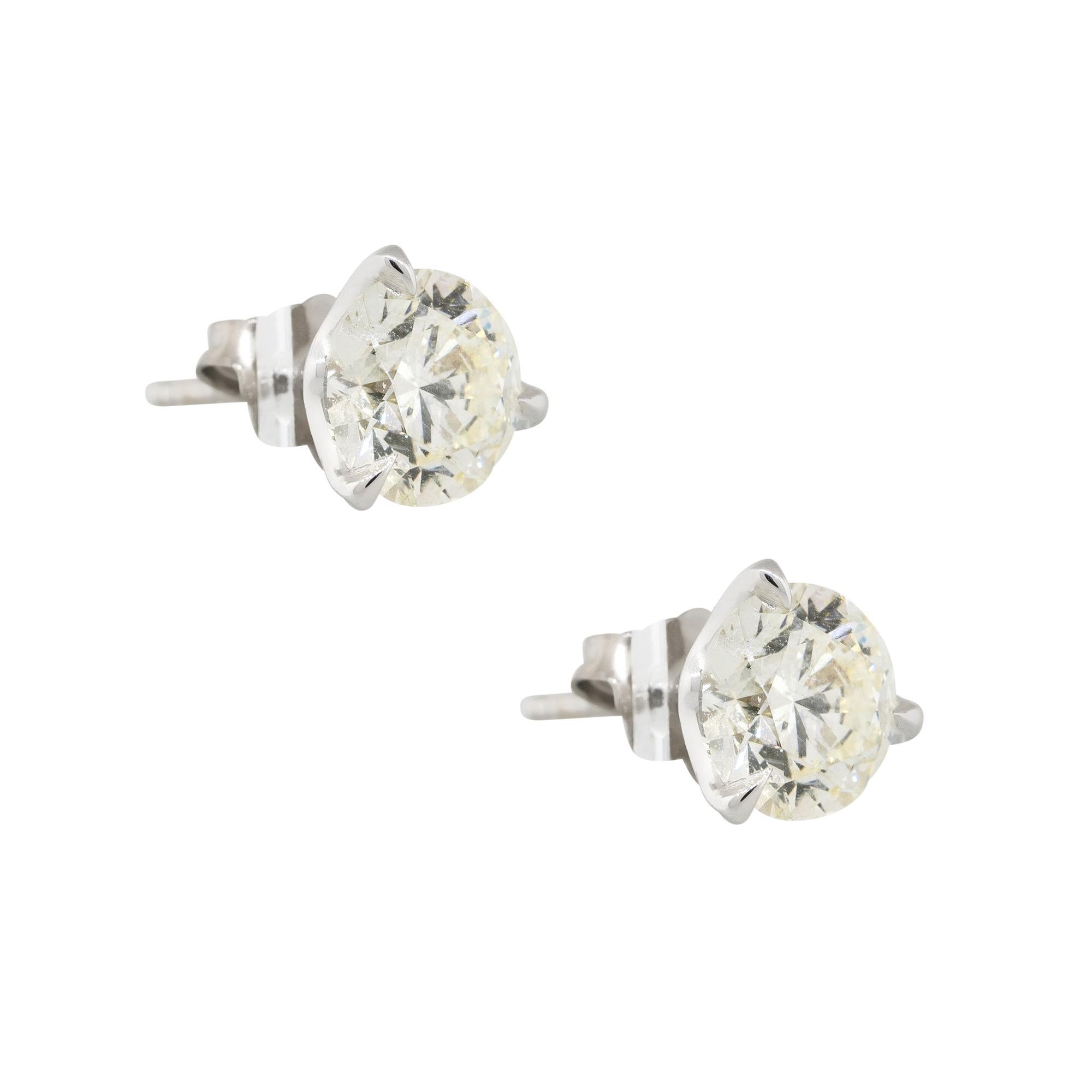8mm diamond stud earrings