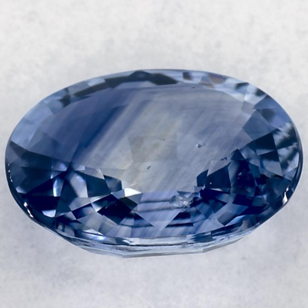 3.08 qt Zafiro Azul Oval Gema Suelta en Nuevo estado para la venta en Fort Lee, NJ