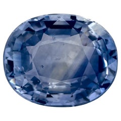 3.08 Ct Blue Sapphire Oval Loose Gemstone