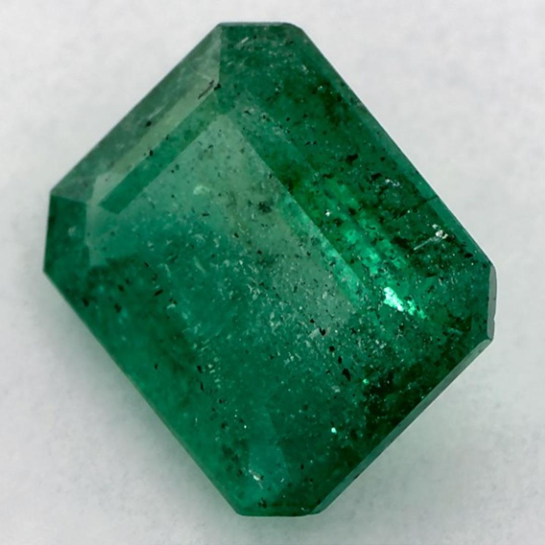 3.08 Ct Smaragd Oktagon-Schliff Loser Edelstein (Achteckschliff) im Angebot