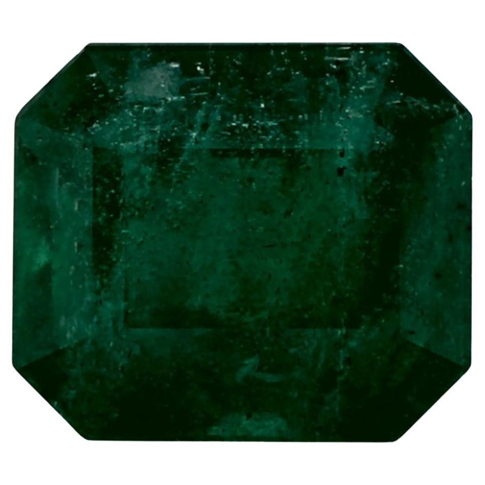 3.08 Ct Emerald Octagon Cut Loose Gemstone