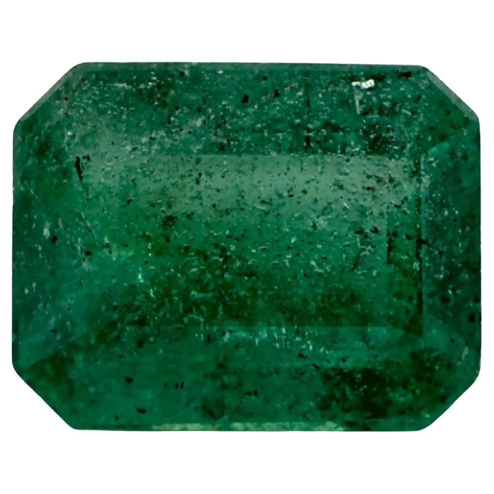 3.08 Ct Emerald Octagon Cut Loose Gemstone