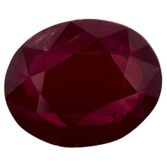 3.08 Cts Ruby Oval Loose Gemstone (pierre précieuse en vrac)