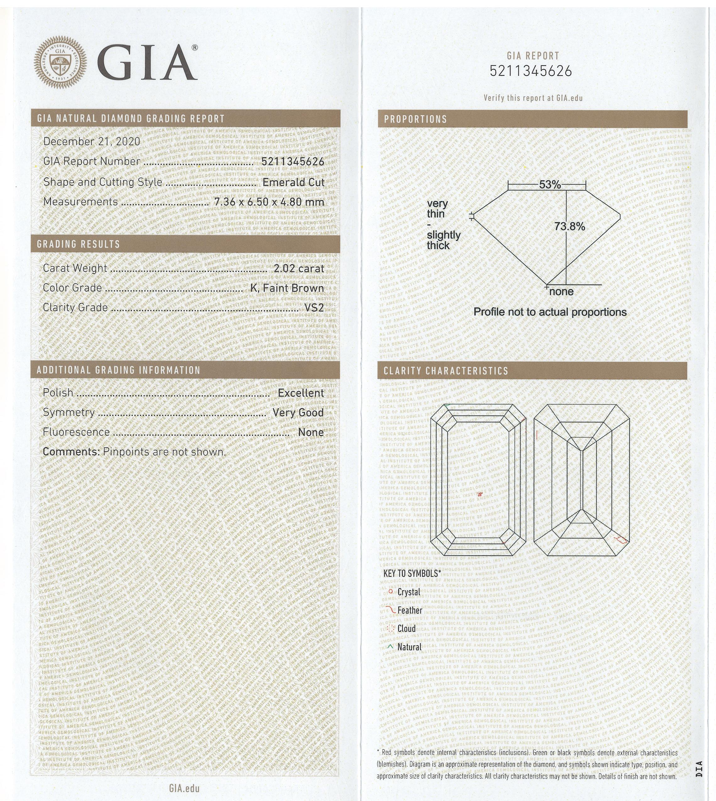 Women's or Men's 3.08 G VS1 PS GIA Ring For Sale
