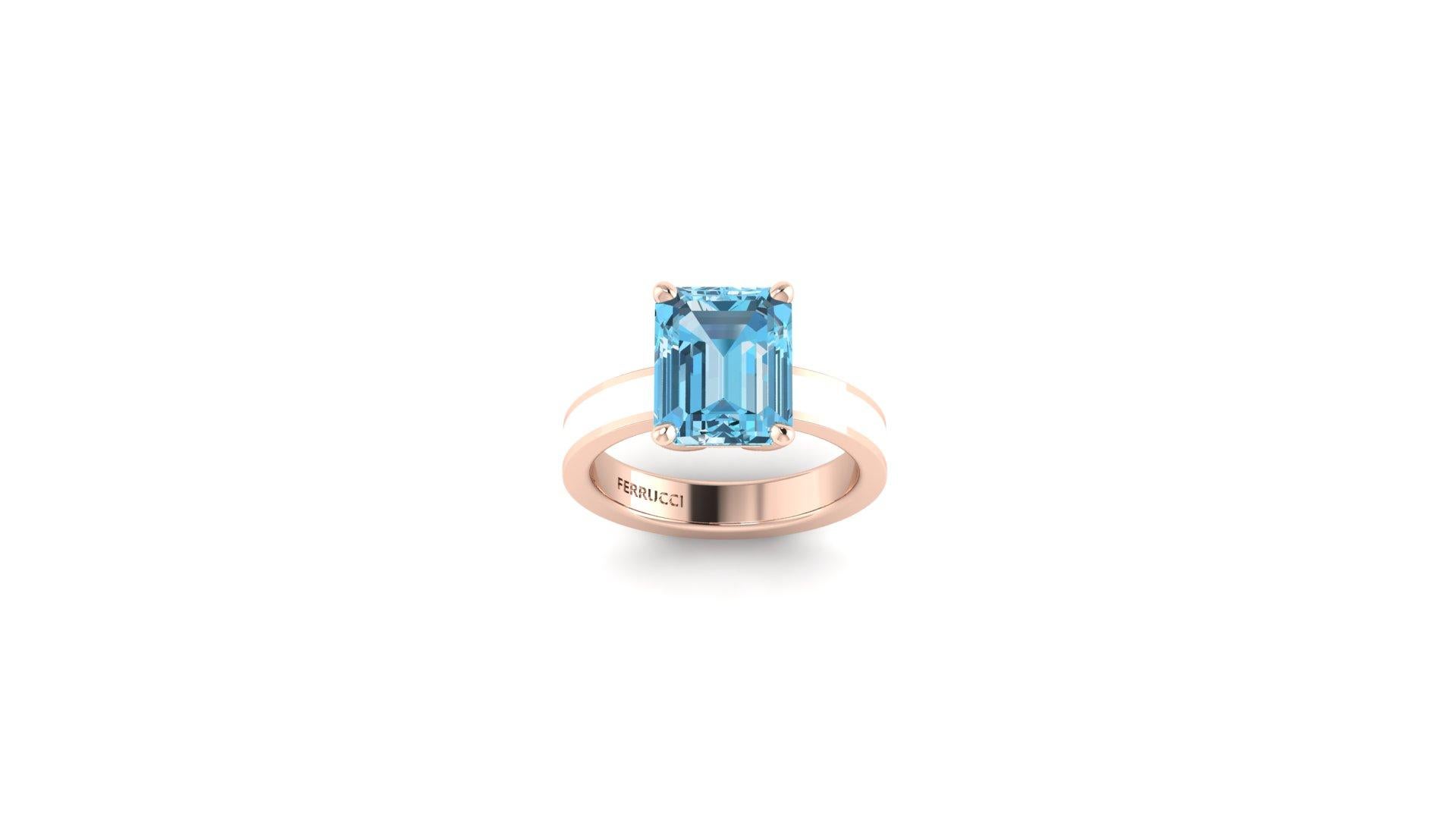 3.09 Carat Emerald Aquamarine Pave Diamond Platinum Cocktail Ring In New Condition In New York, NY