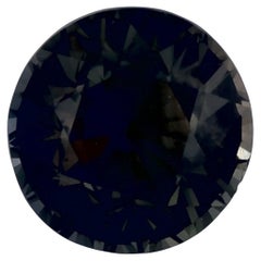 3.09 Ct Green Sapphire Round Loose Gemstone (Saphir vert rond en vrac)