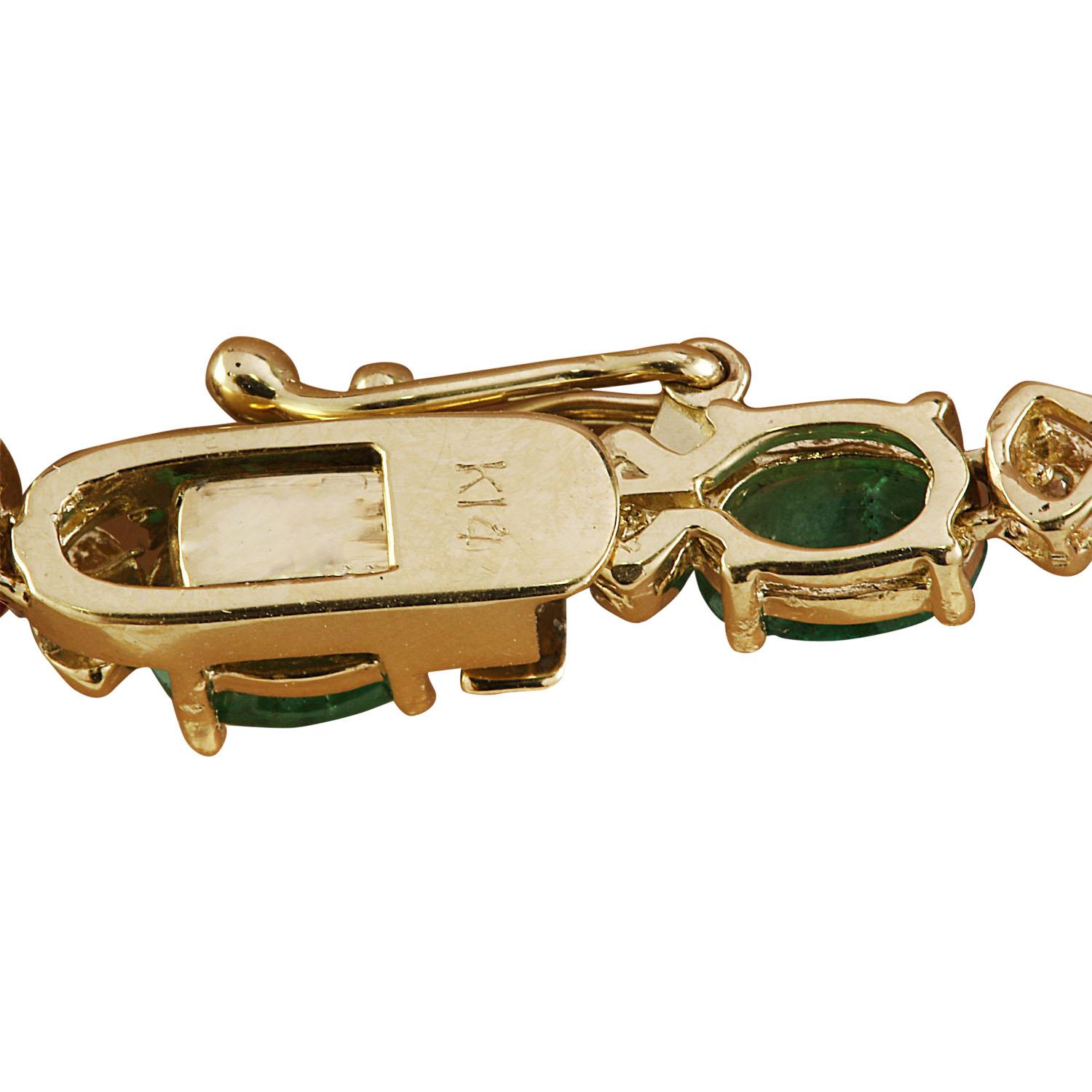 emerald necklace gold