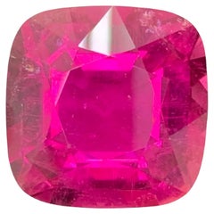 30,90 carati di tormalina rubelite naturale sfusa di qualità con taglio a cuscino Gemma afgana