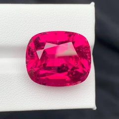 30.95 Carati di tormalina rubellite sfusa di qualità AAA con taglio a cuscino Gemma afgana