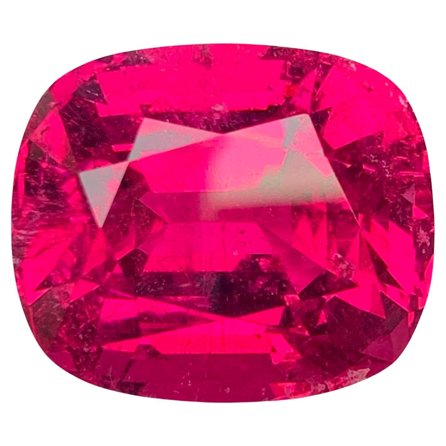 30,95 carati di tormalina rubellite sfusa di qualità AAA con taglio a cuscino Gemma afgana