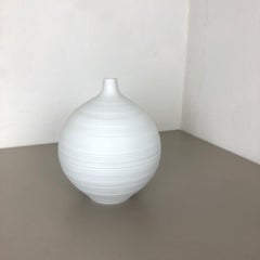 OP Art Vase Biscuit Porcelain by Hans Achtziger for Hutschenreuther, 1970s
