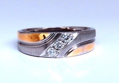 .30ct. mens natural round diamond traditional ring 14kt Gold*