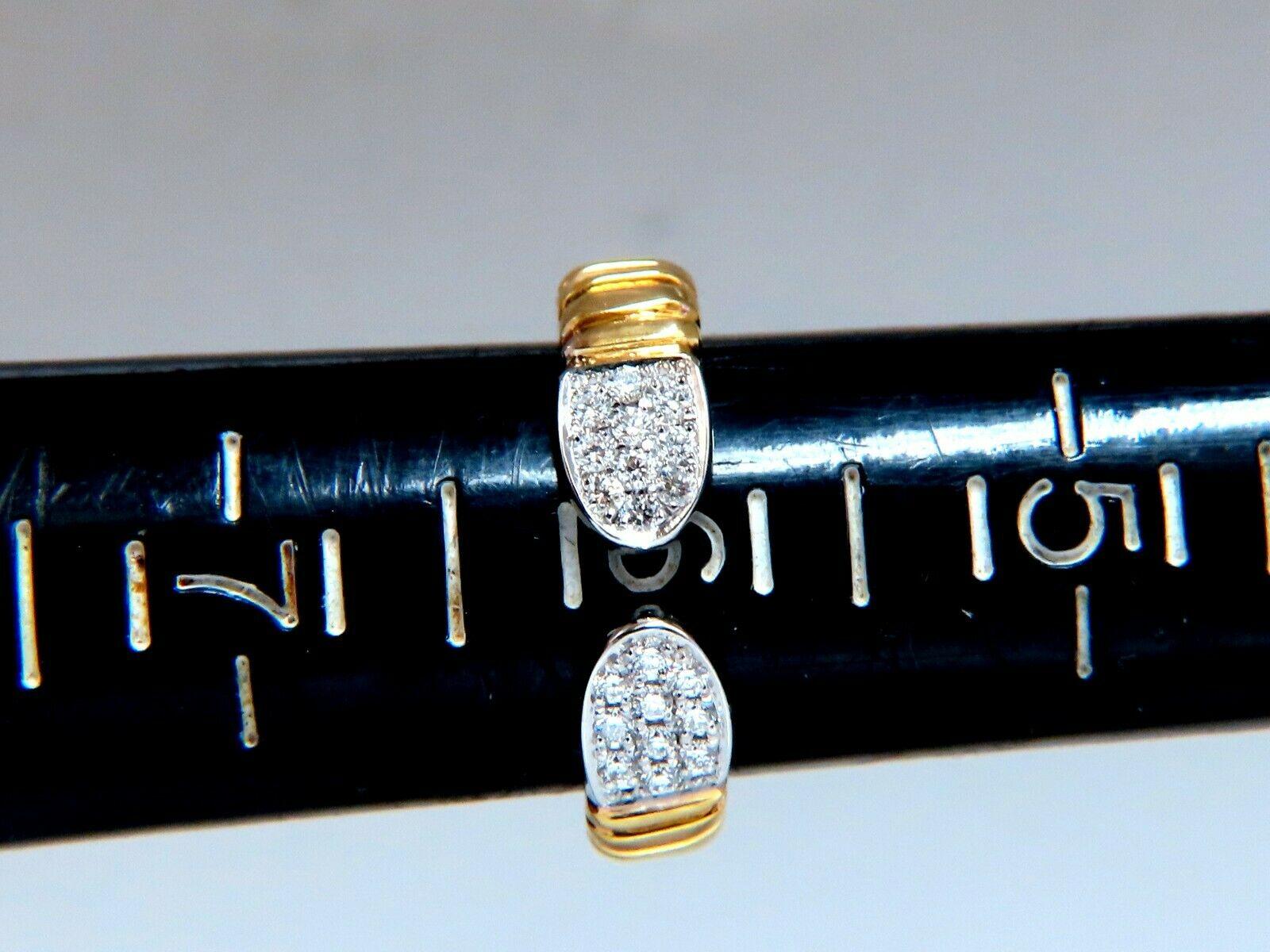 .30 Carat Natural Diamonds Adjustable Ring 18 Karat Accordion Shank For Sale 2