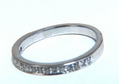 .30 Carat Natural Diamonds Pave Accent Band 14 Karat Flat Profile