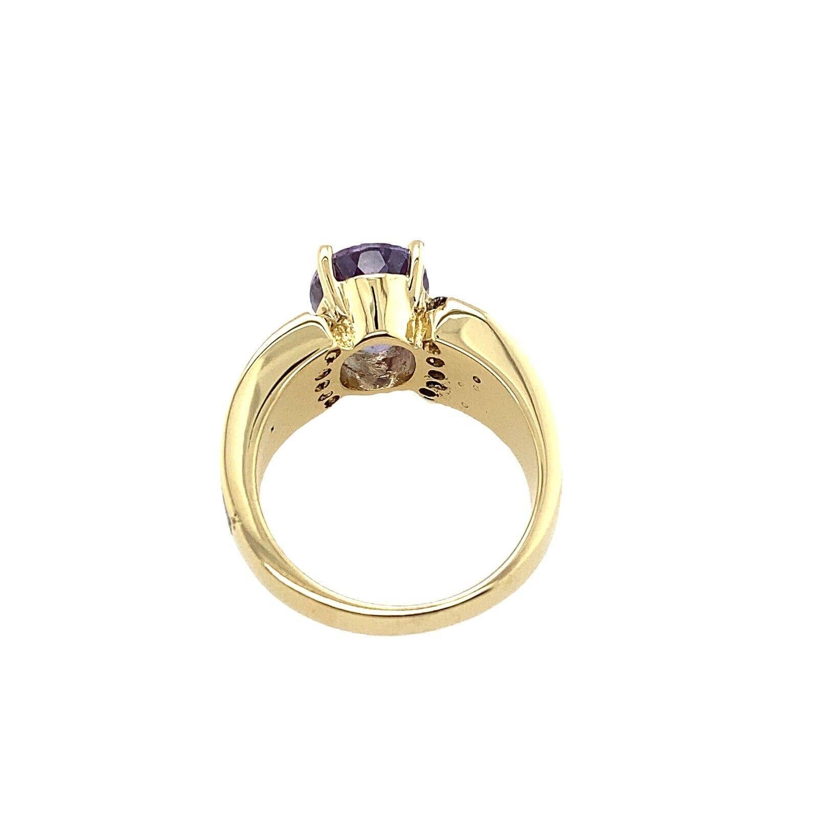 This elegant piece features a stunning 3.0ct Tanzanite gemstone and 4 round Diamonds set on shoulders on 14ct Yellow Gold. These stones are set in a delicate and beautiful arrangement that will add a touch of elegance.

Additional Information:
Total