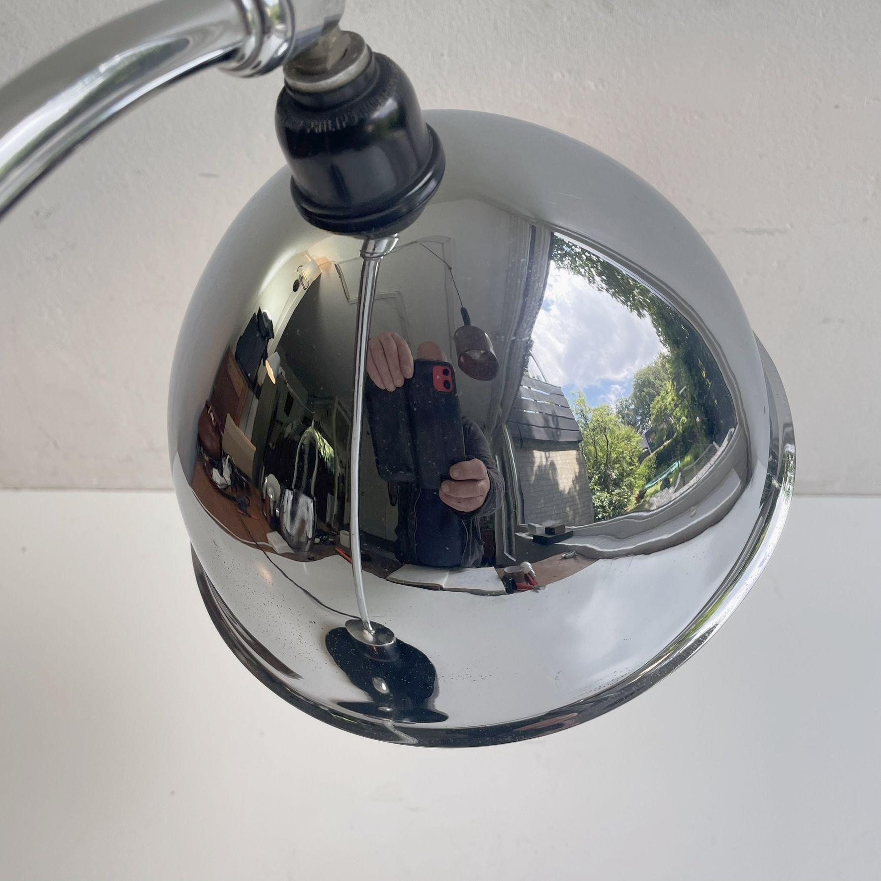 30ies Daalderop Bauhaus Style Desk Light In Good Condition For Sale In DOORWERTH, NL