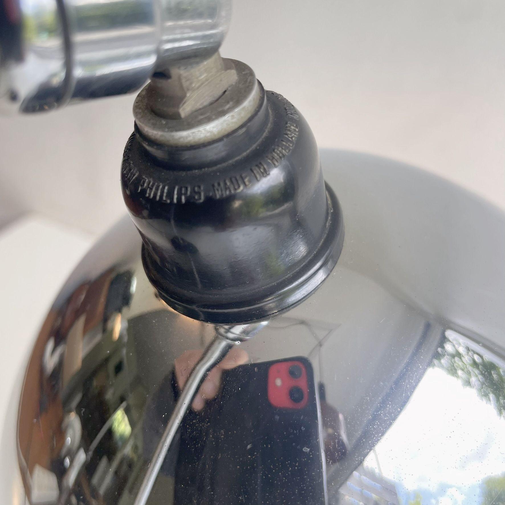 Metal 30ies Daalderop Bauhaus Style Desk Light For Sale