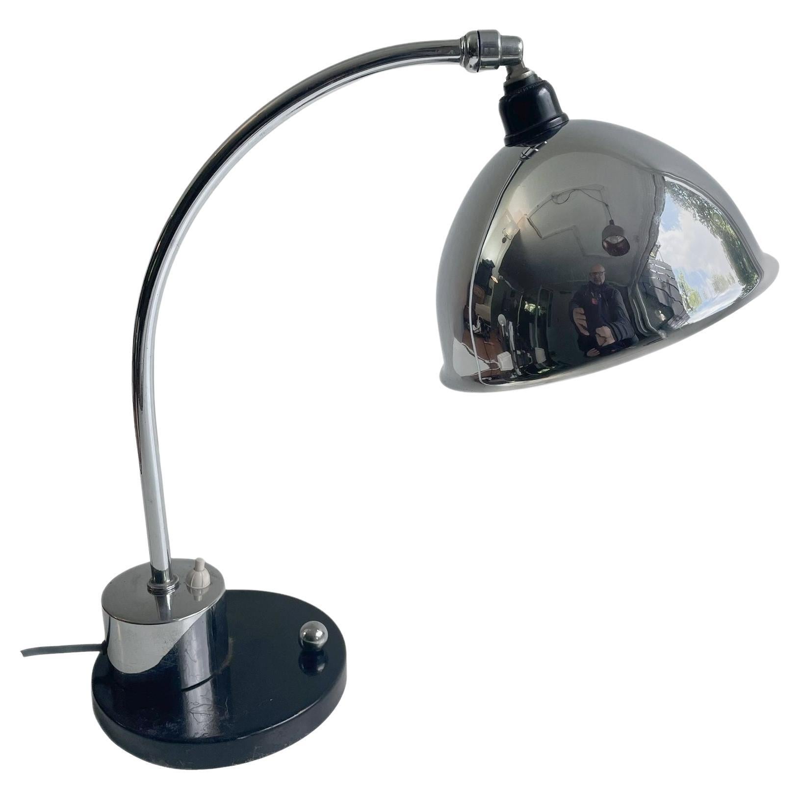 30ies Daalderop Bauhaus Style Desk Light For Sale