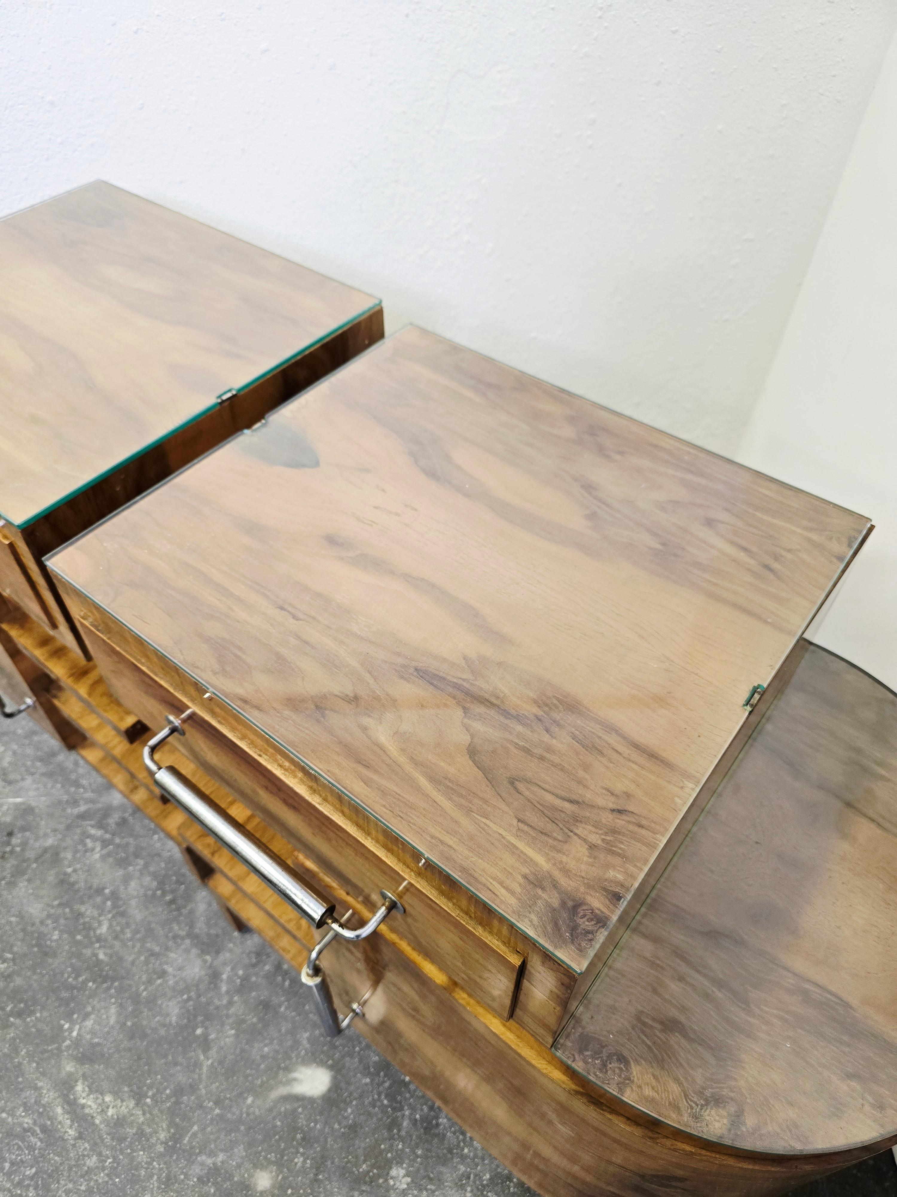 Tables de nuit Art Déco années 30 en vente 12