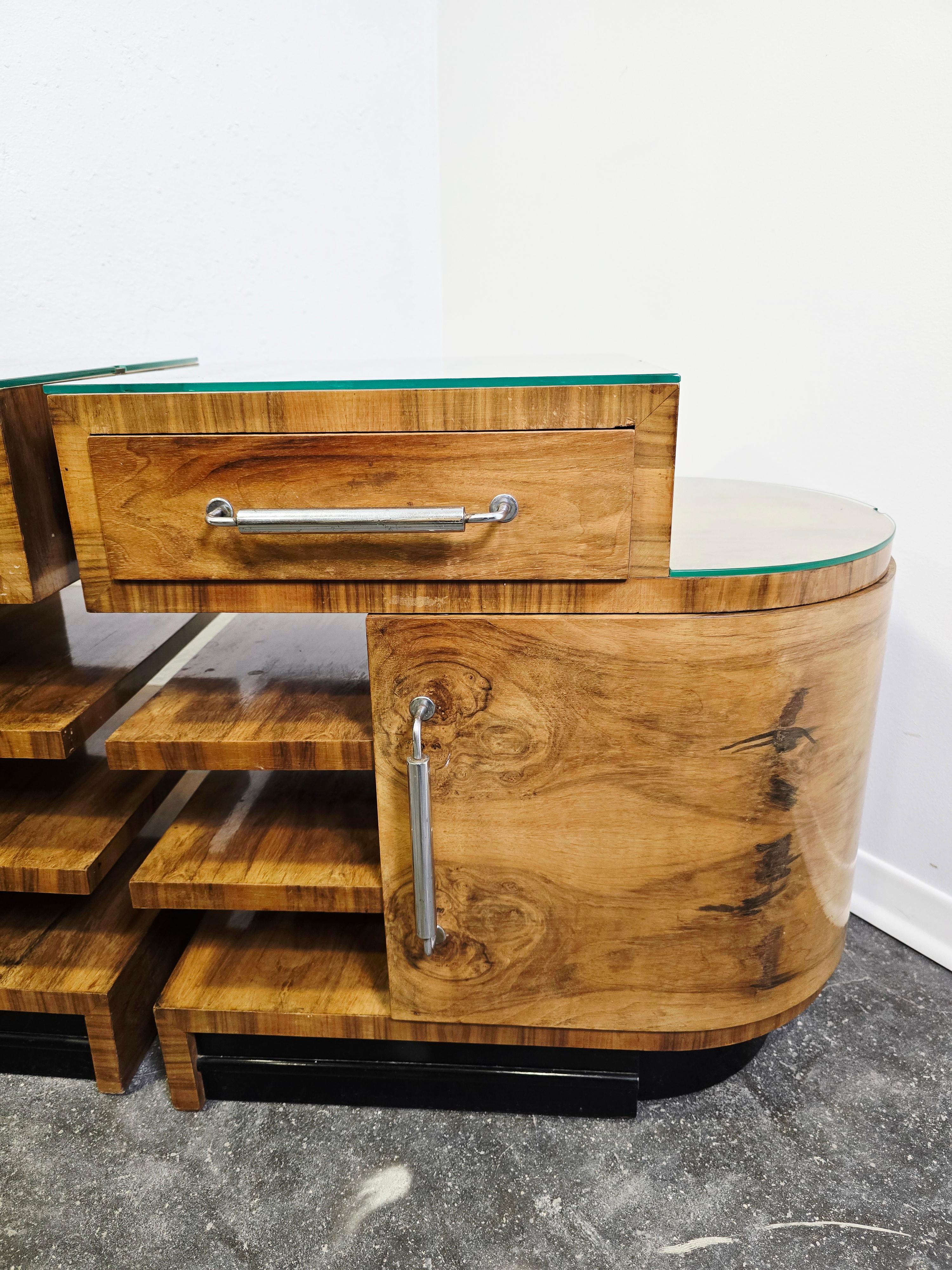 Tables de nuit Art Déco années 30 en vente 13