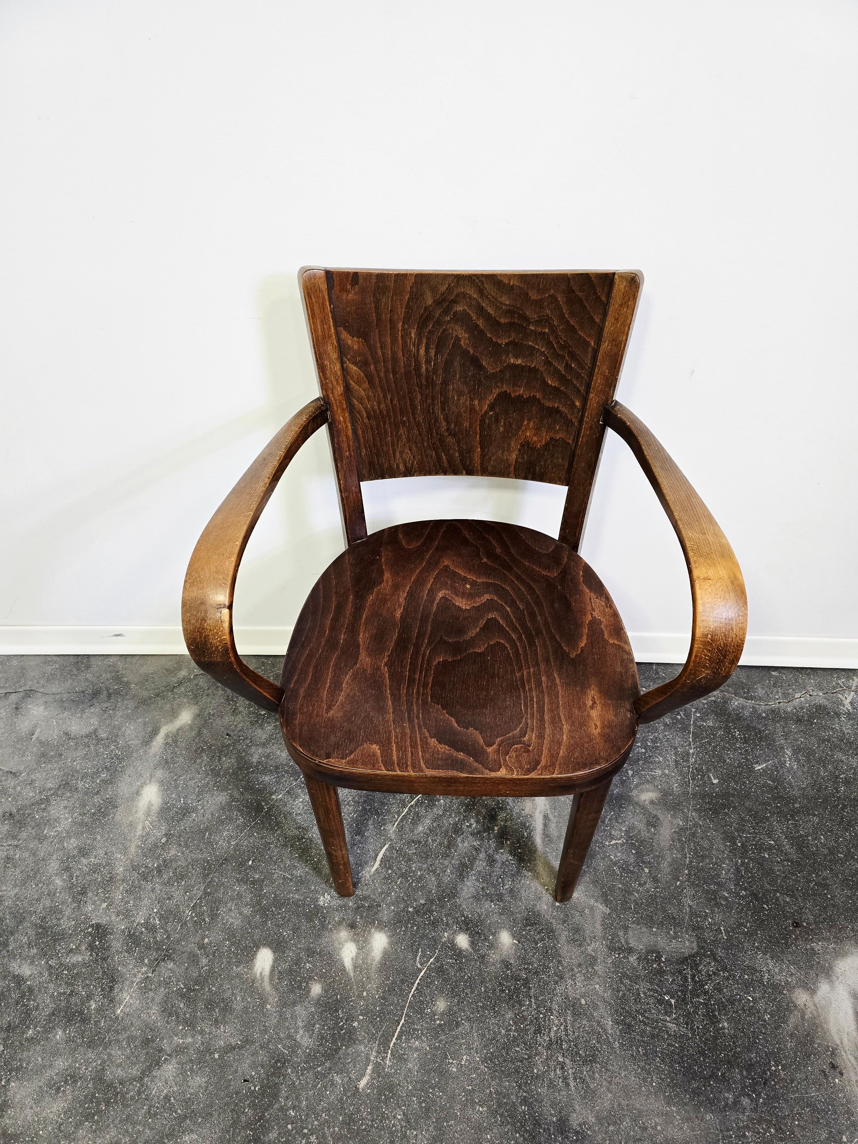 30s Bentwood Armchair en venta 3
