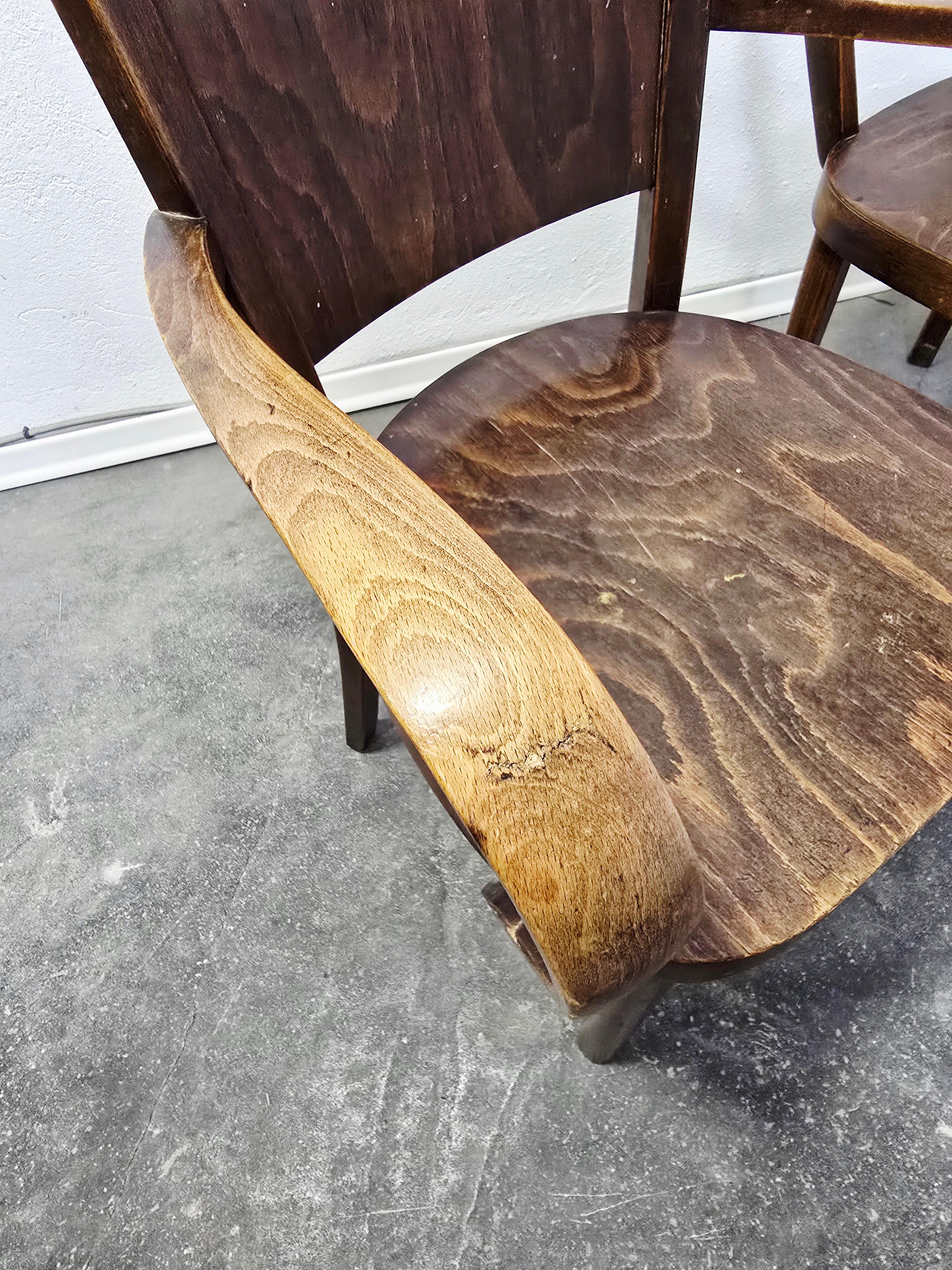 30s Bentwood Armchair en venta 9