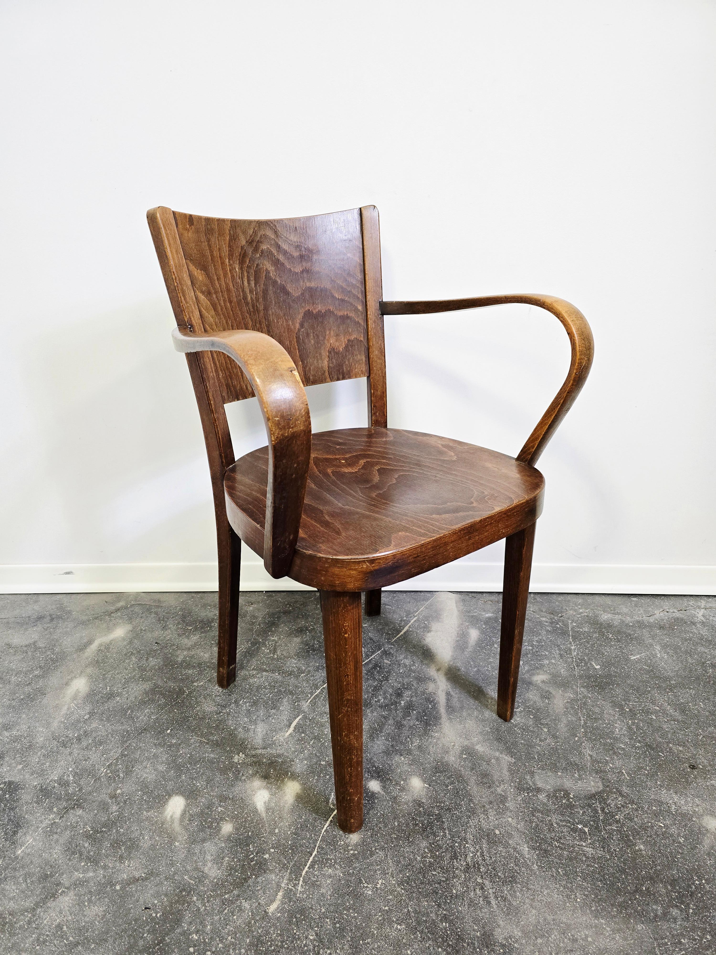 30s Bentwood Armchair Madera dura en venta