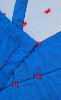 30s Blue and White Star of David Quilt