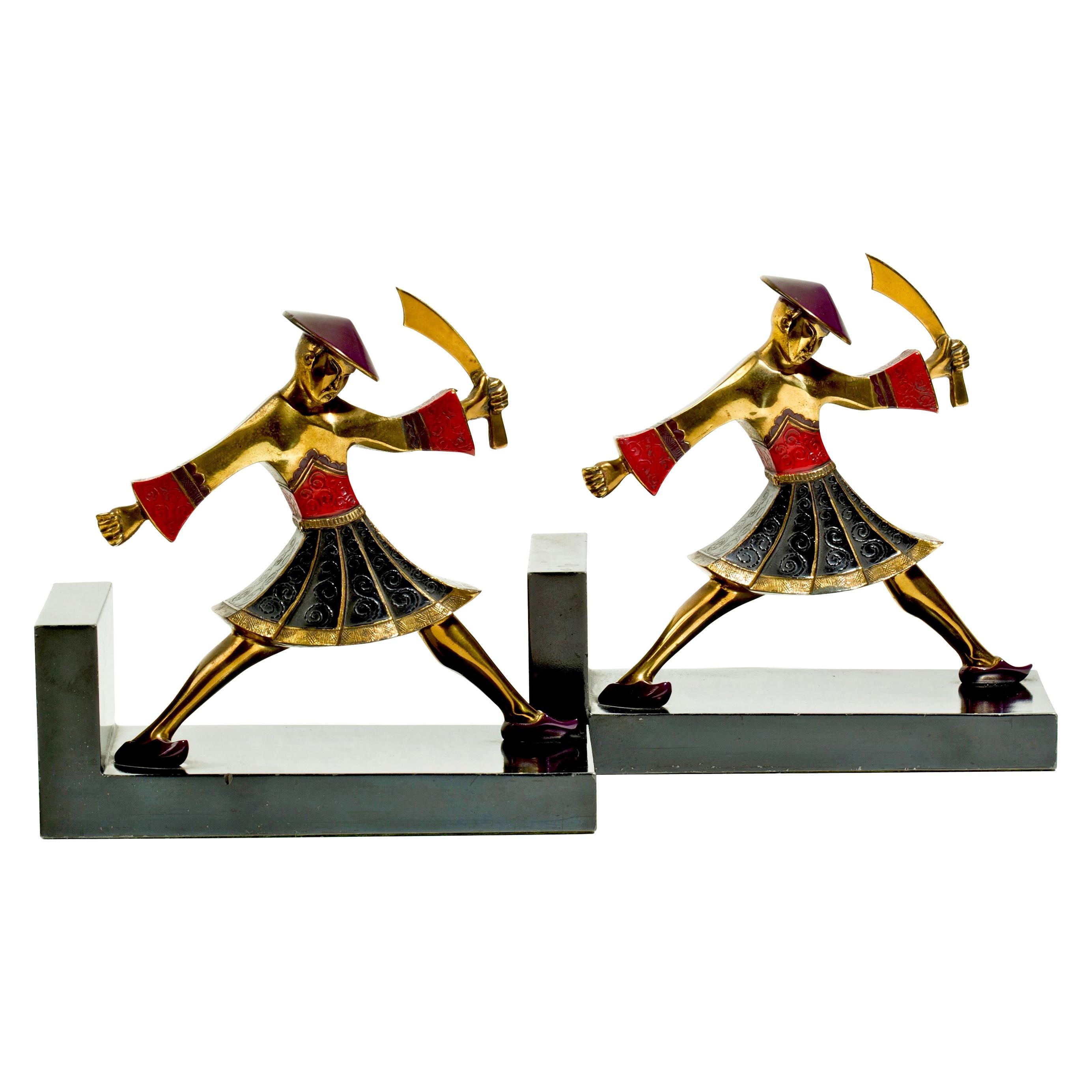 Ronson Bookends 4 For Sale on 1stDibs