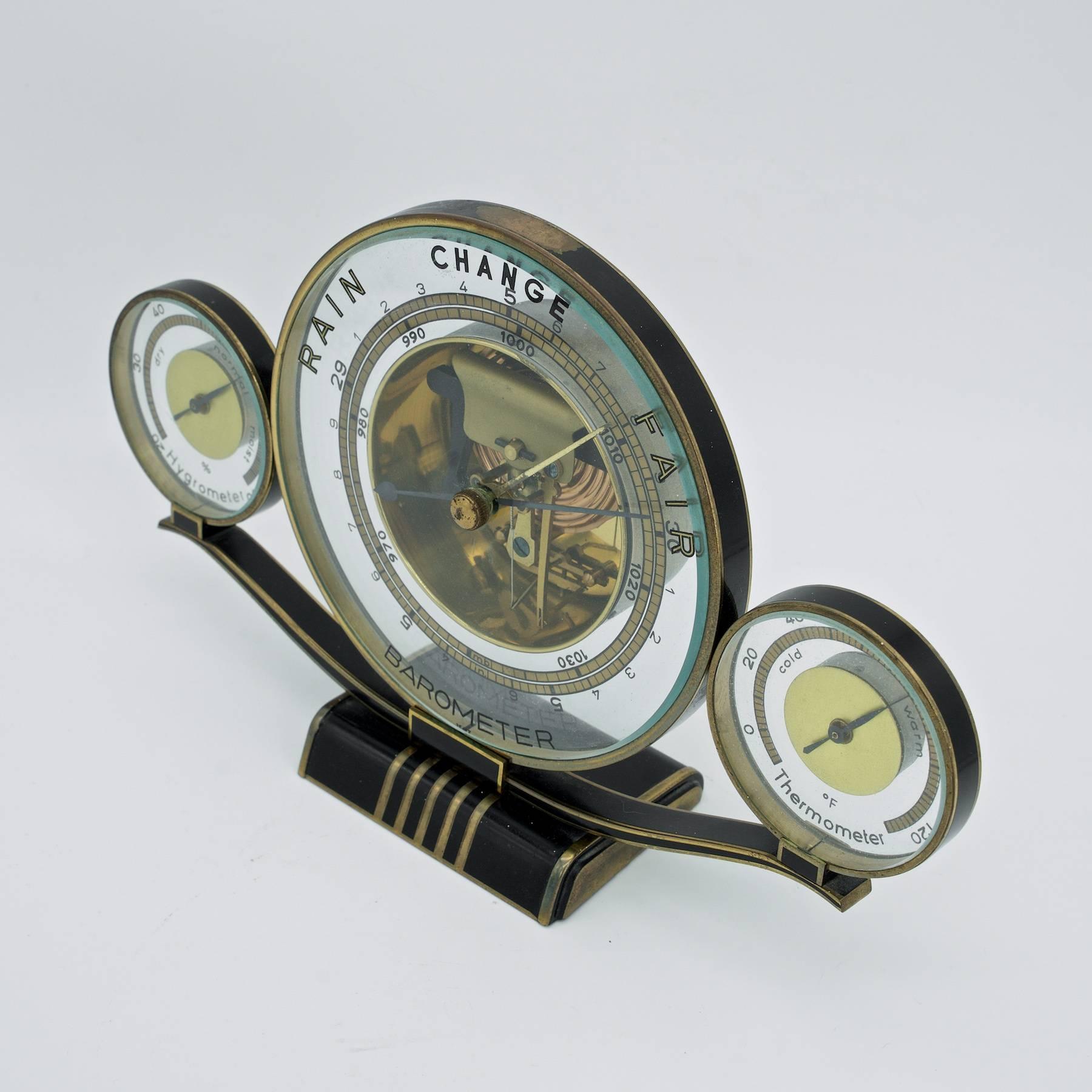 lufft barometer antique