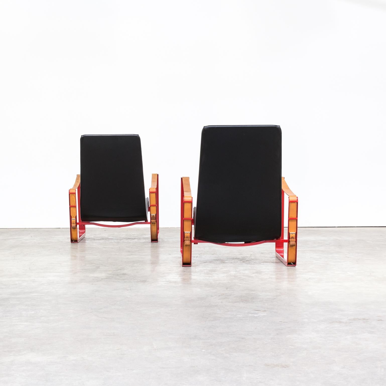 Fauteuil 'Cité' Jean Prouvé des années 1930 pour Vitra - Ensemble de 2 pièces Bon état - En vente à Amstelveen, Noord